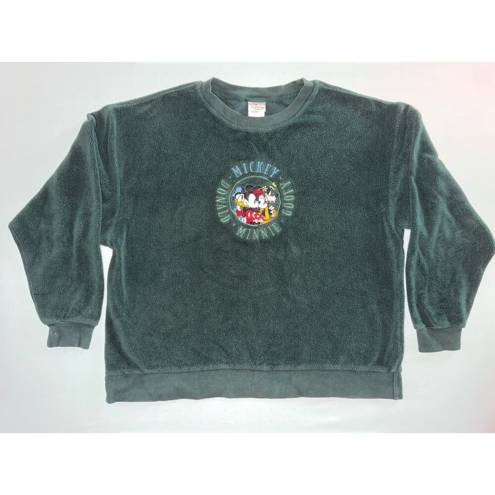 Vintage Disney Store Fleece Sweatshirt | Size Large